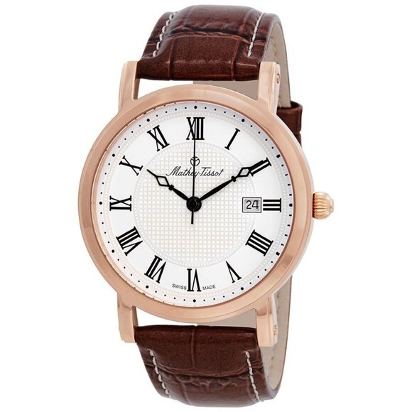 NWT Mathey-Tissot Fashion Men's Quartz Steel Authentic Watch - Picture 1 of 3